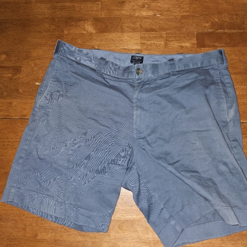 J. Crew Men's Blue Gramercy Chino Shorts 38x9